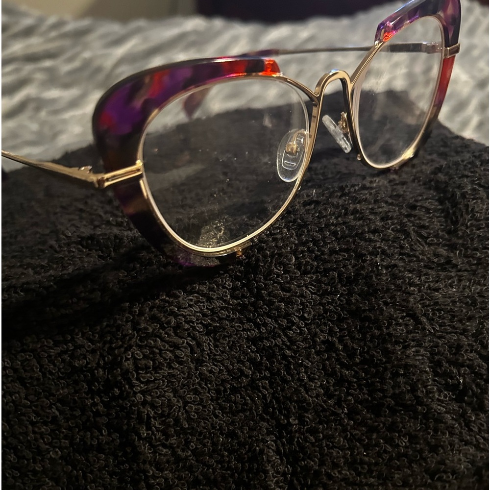 Red toned frames